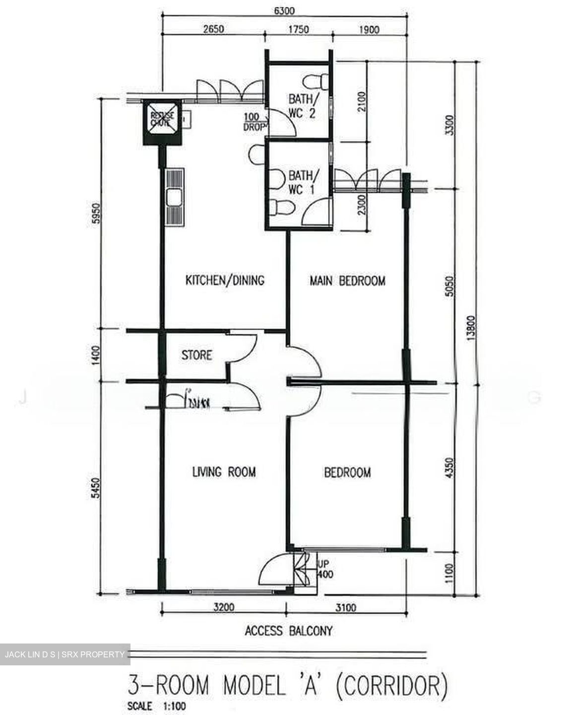 Blk 243 Tampines Street 21 (Tampines), HDB 3 Rooms #601574451